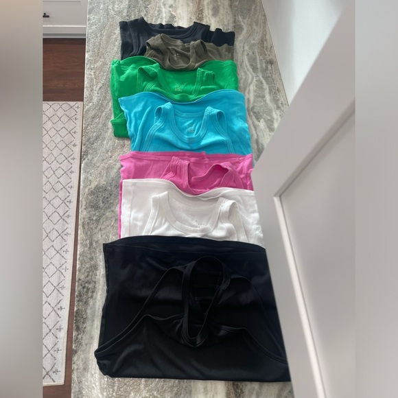 A new day XL women’s slim fitted ribbed high neck tank top set of 7 - Picture 14 of 15